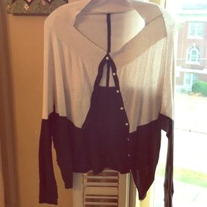 Multi use lululemon sweater. Cream and gray.